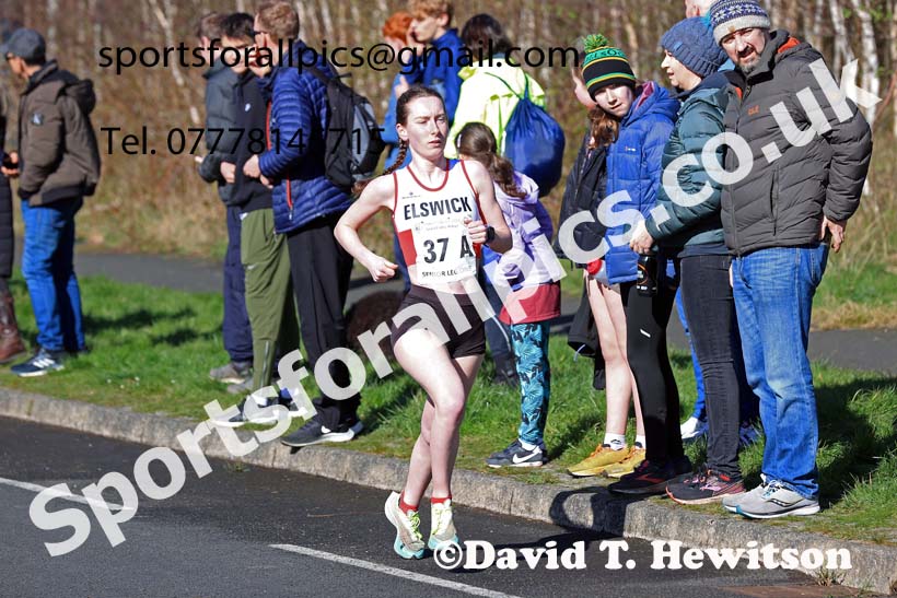 Senior womens 2024 Elswick Harriers Good Friday Relays, Newburn, Newcastle Upon Tyne  Photo: David T. Hewitson/Sports for All Pics